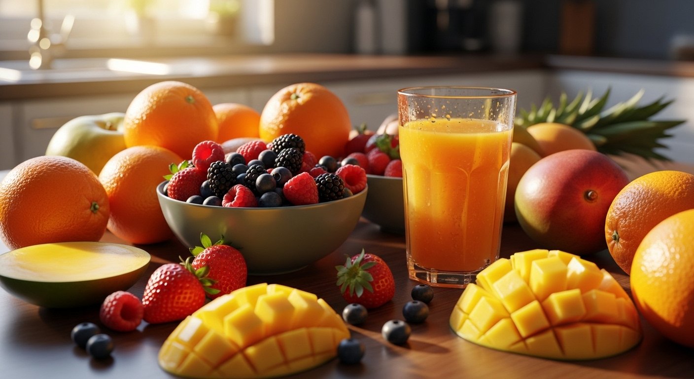 طرق تحضير العصائر الطبيعية والمغذية