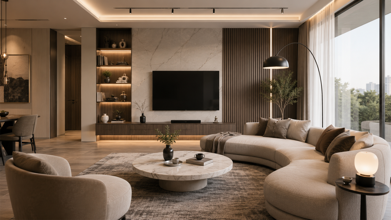 أحدث ديكورات غرف المعيشة 2026