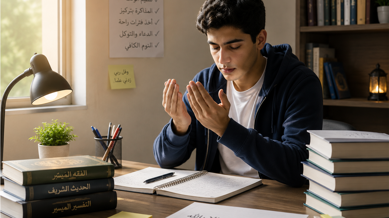 دعاء الامتحان والنجاح في الاختبارات مكتوب