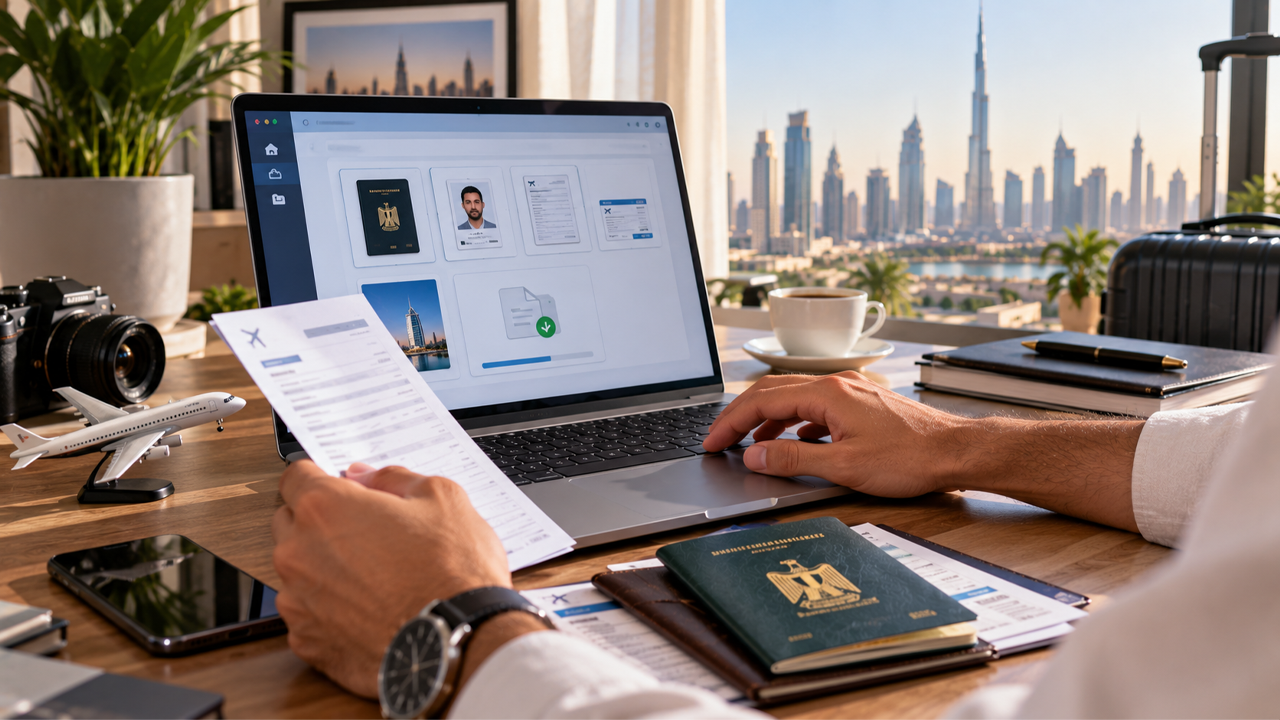 شروط وخطوات استخراج فيزا دبي للمصريين